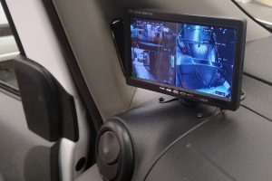 Van CCTV installed in a small van